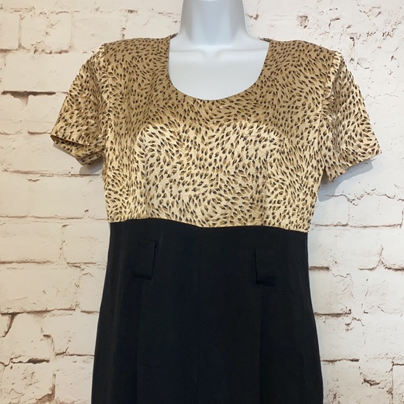 ✨VTG✨80’s Leopard Jumpsuit, Size 8 - Picture 2 of 6